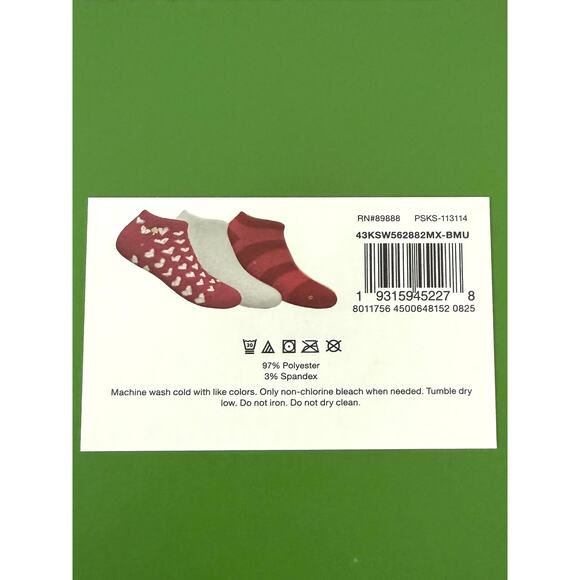 Kate Spade Cozy Low Cut Socks in Gift Box (Set of 3) - Picture 3 of 4